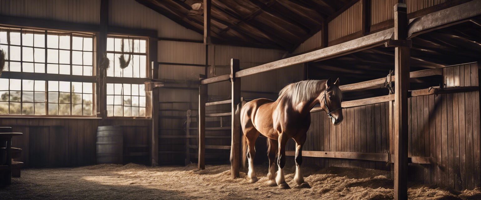 Stable management for horse health